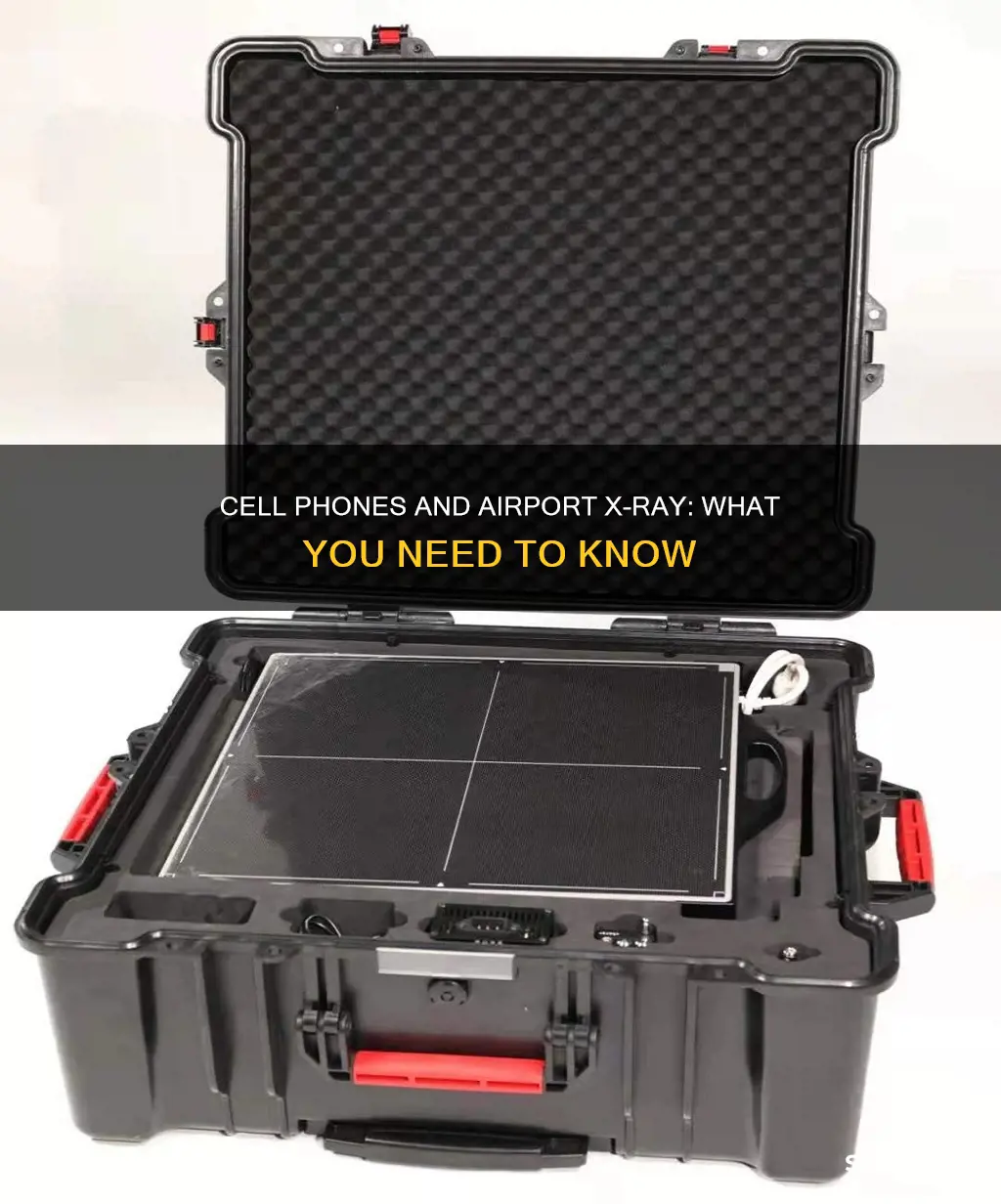 can cell phones go through airport x ray