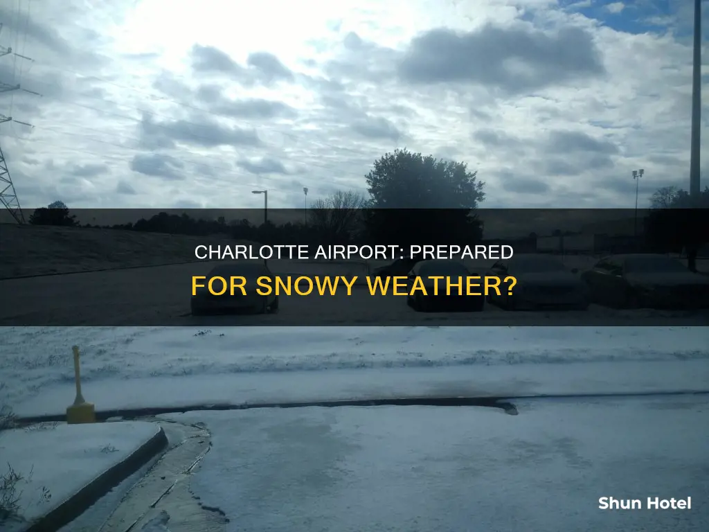 can charlotte airport handle snow