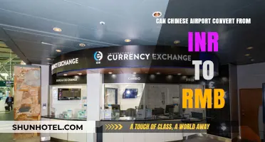 Converting Currency at Chinese Airports: INR to RMB