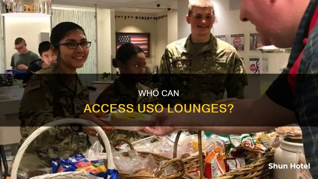 can civilians go unto the uso in the atlanta airport