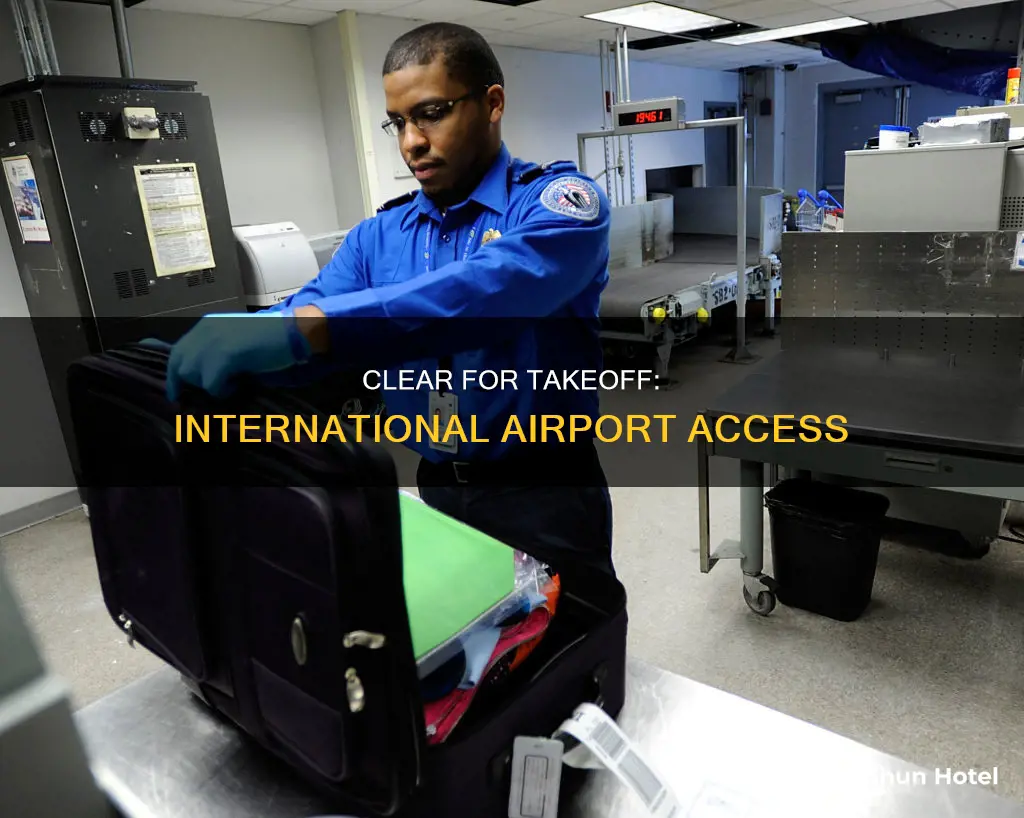 can clear be used at international airport