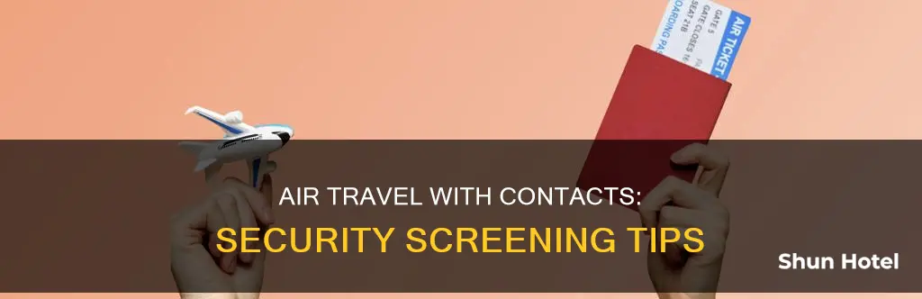 can contacts go through airport security