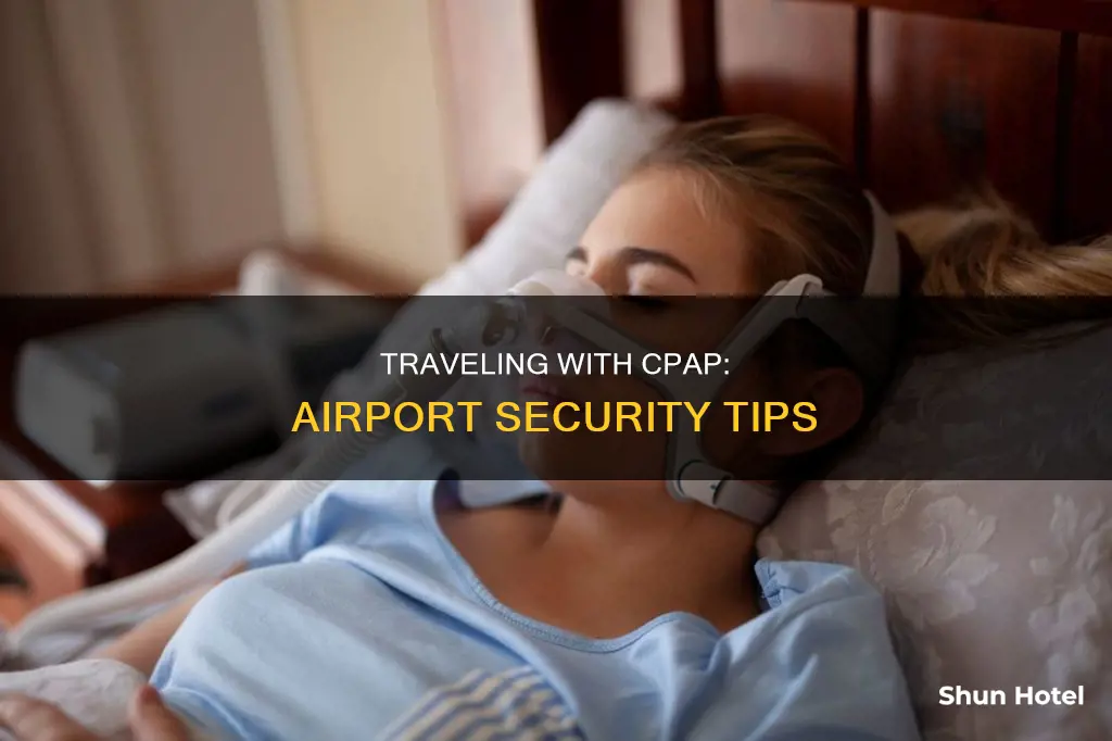 can cpap go through airport security