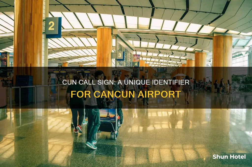 can cun airport call sign