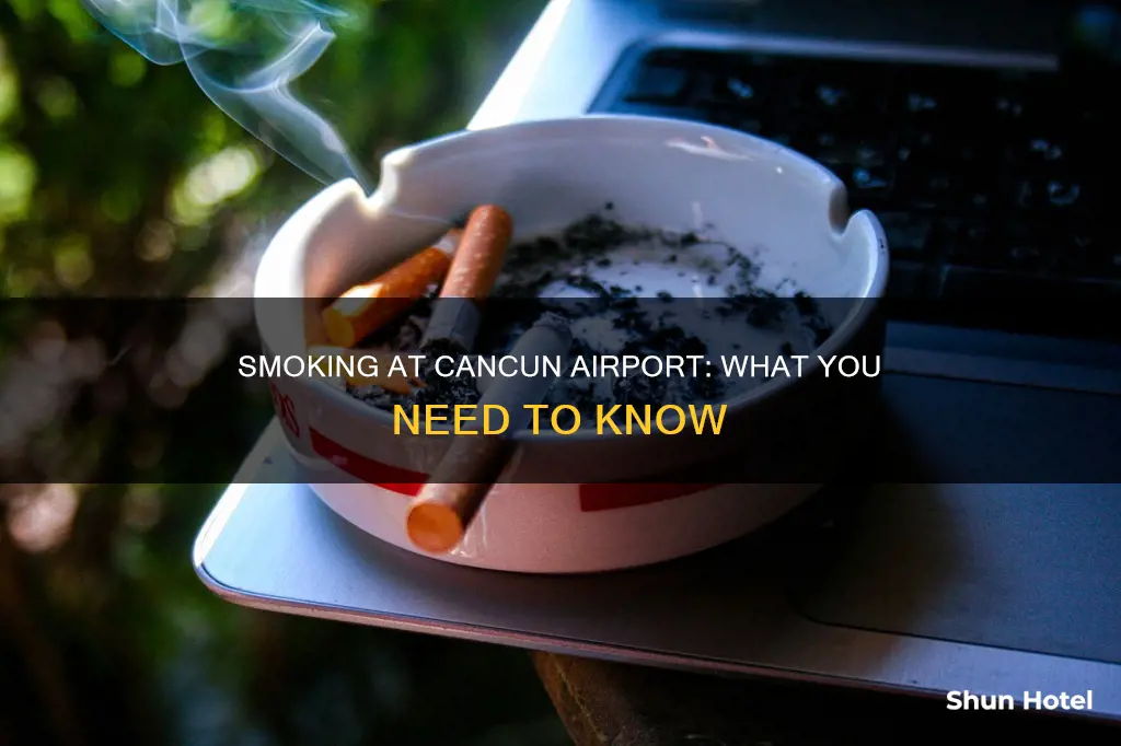 can cun airport smoking