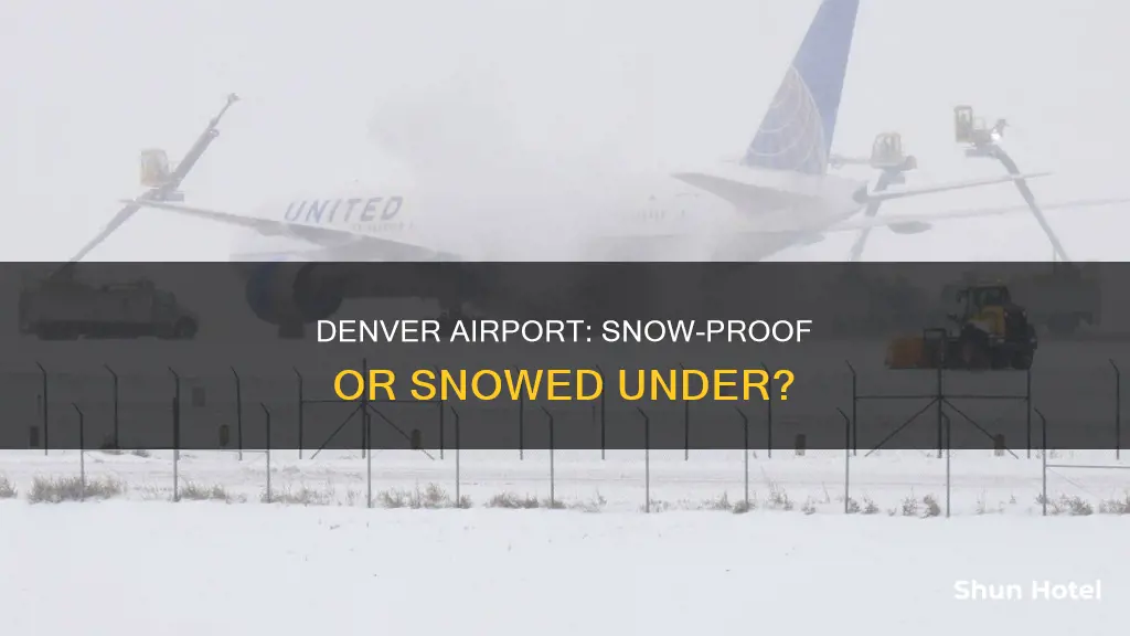 can denver airport handle snow