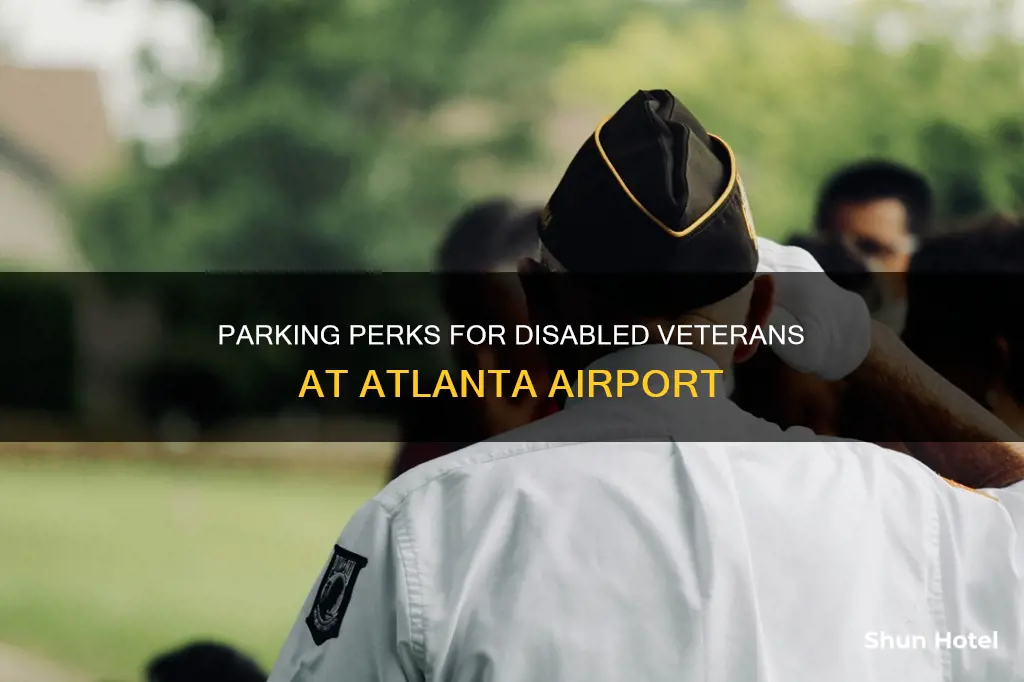 can disabled veterans park at the atlanta airport for free