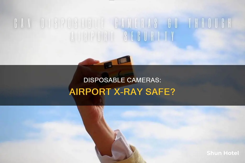 can disposable cameras go through airport x ray