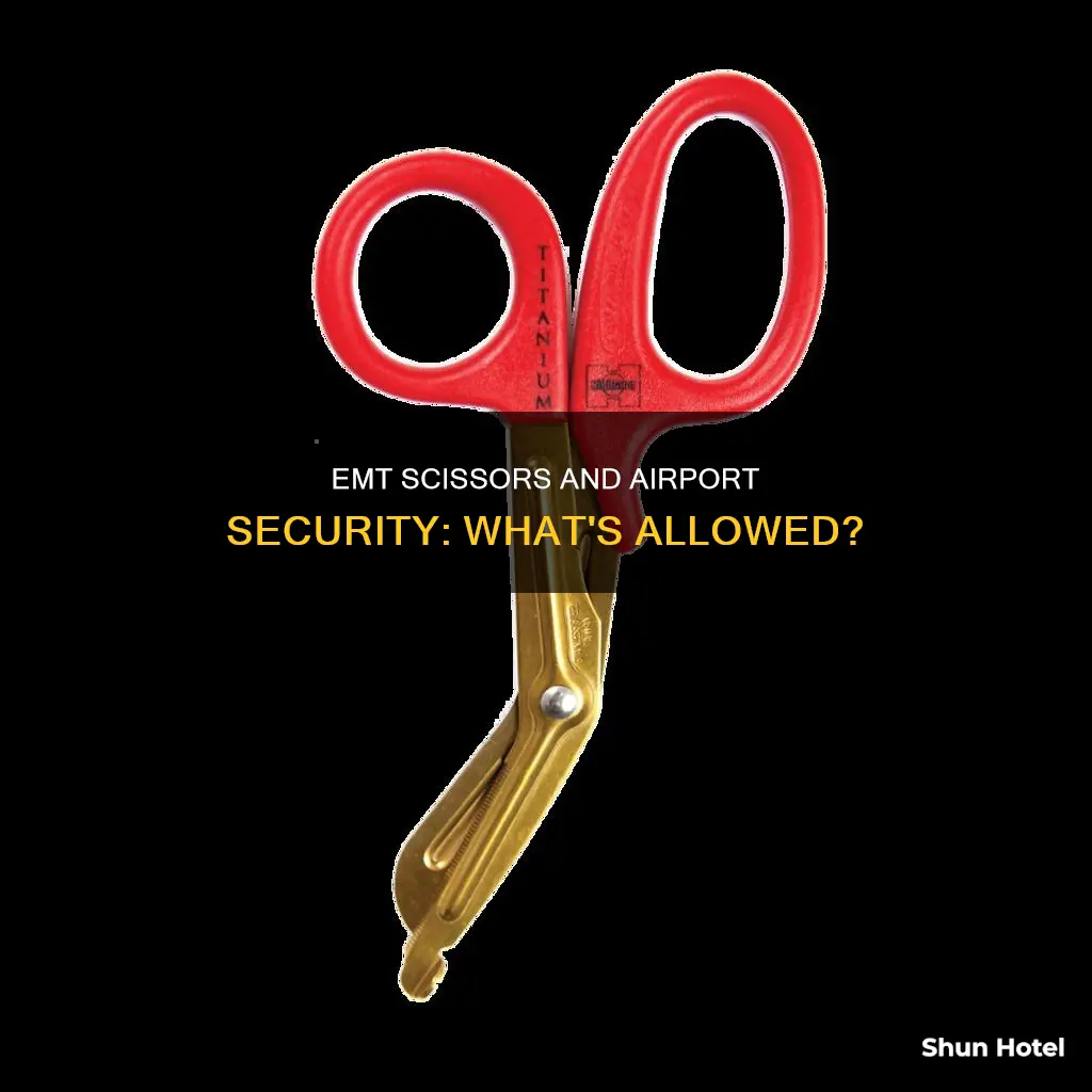 can emt scissors go through airport security