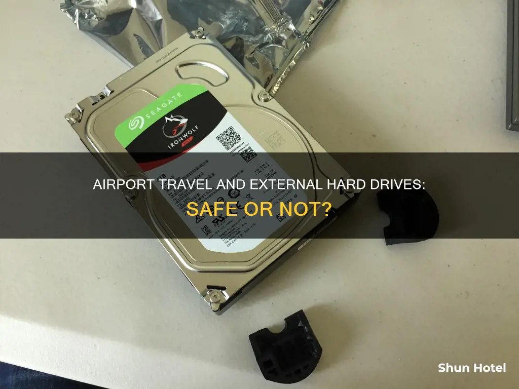 can exteral harddrives survive airport
