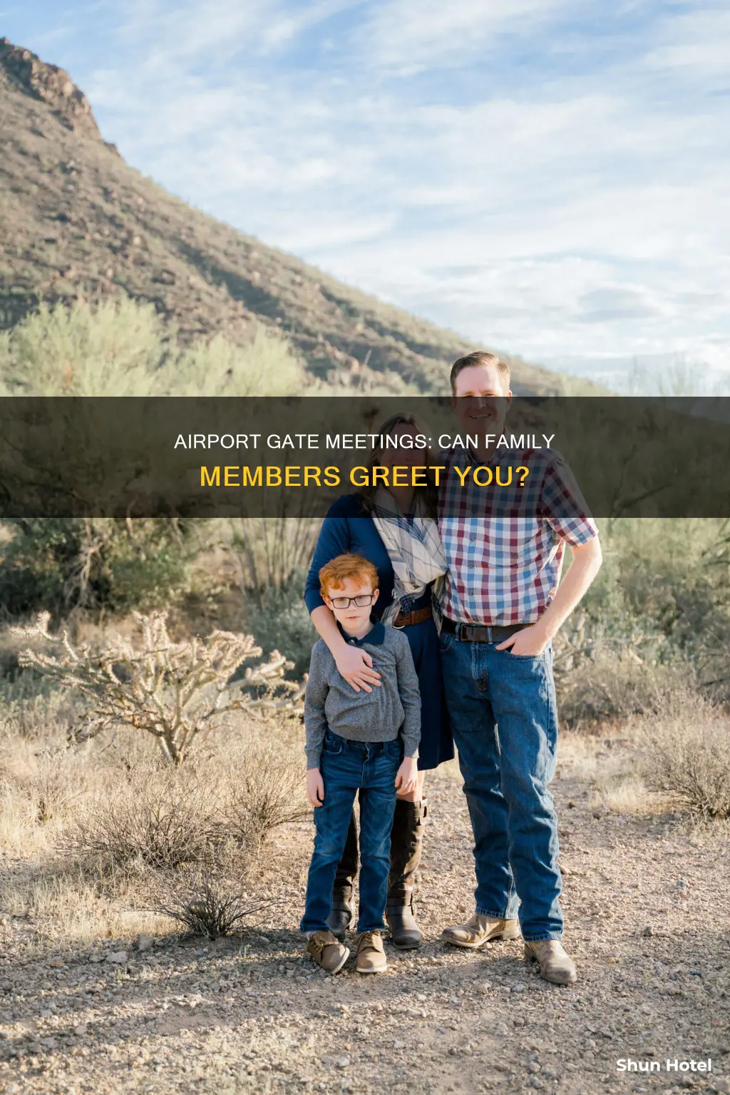 can family meet you at the airport gate