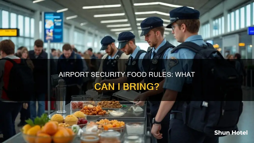 can food be taken through airport security uk