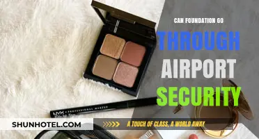 Foundation Allowed? Airport Security Rules for Liquids