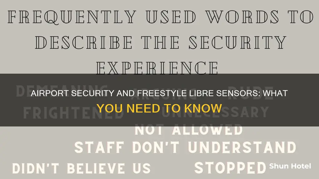 can freestyle libre sensor go through airport security