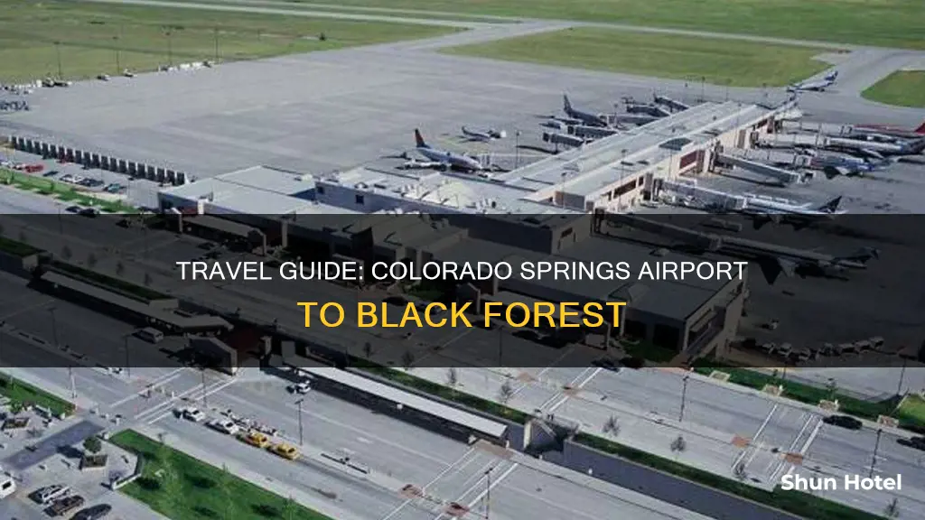 can from colorado springs airport to black forest