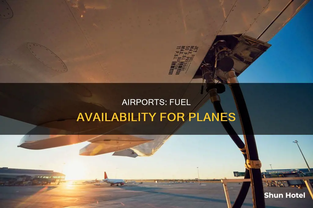 can fuel be found at airports for the planes