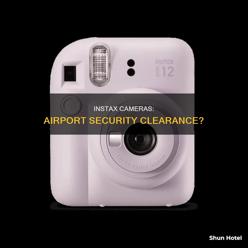 can fujifilm instax camera go through airport security