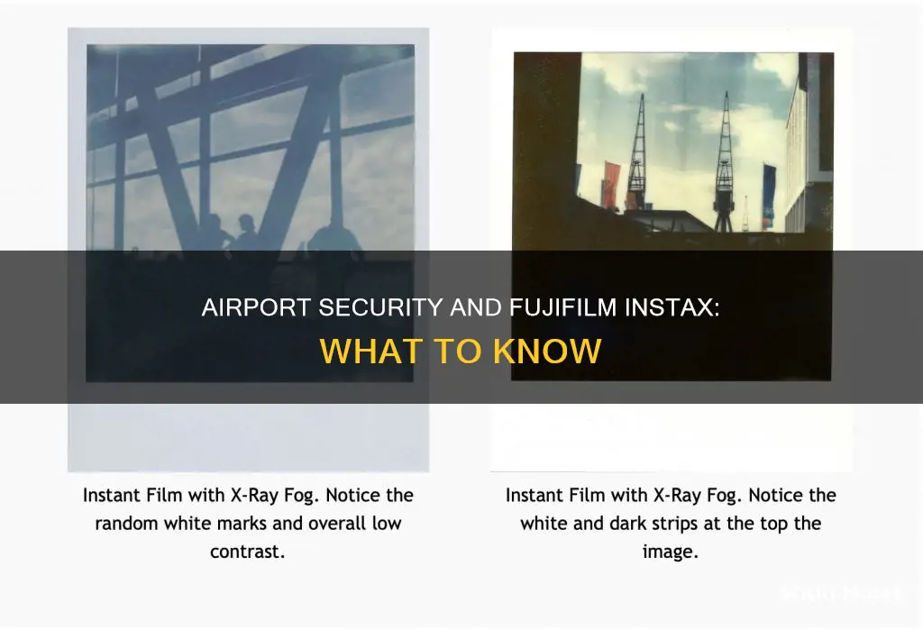 can fujifilm instax mini 8 film go through airport security