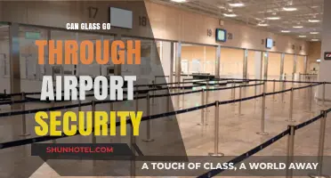 Glass at Airport Security: What's Allowed?