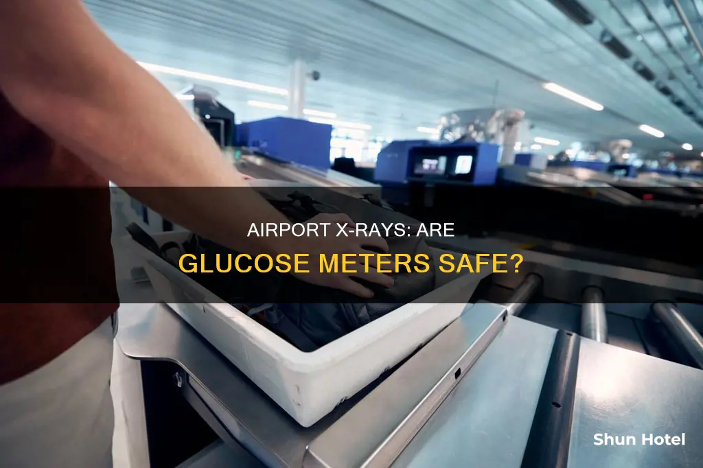 can glucose meters go through x ray at airport