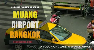 Grab Taxi Pick-up: Don Muang Airport, Bangkok