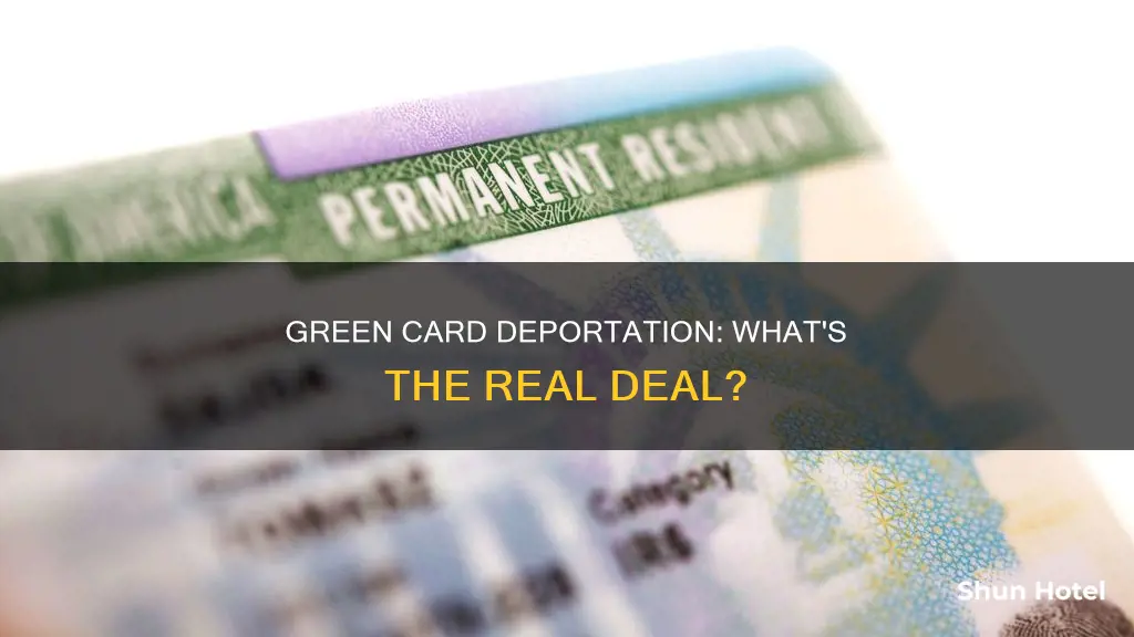 can green card holder deported from airport