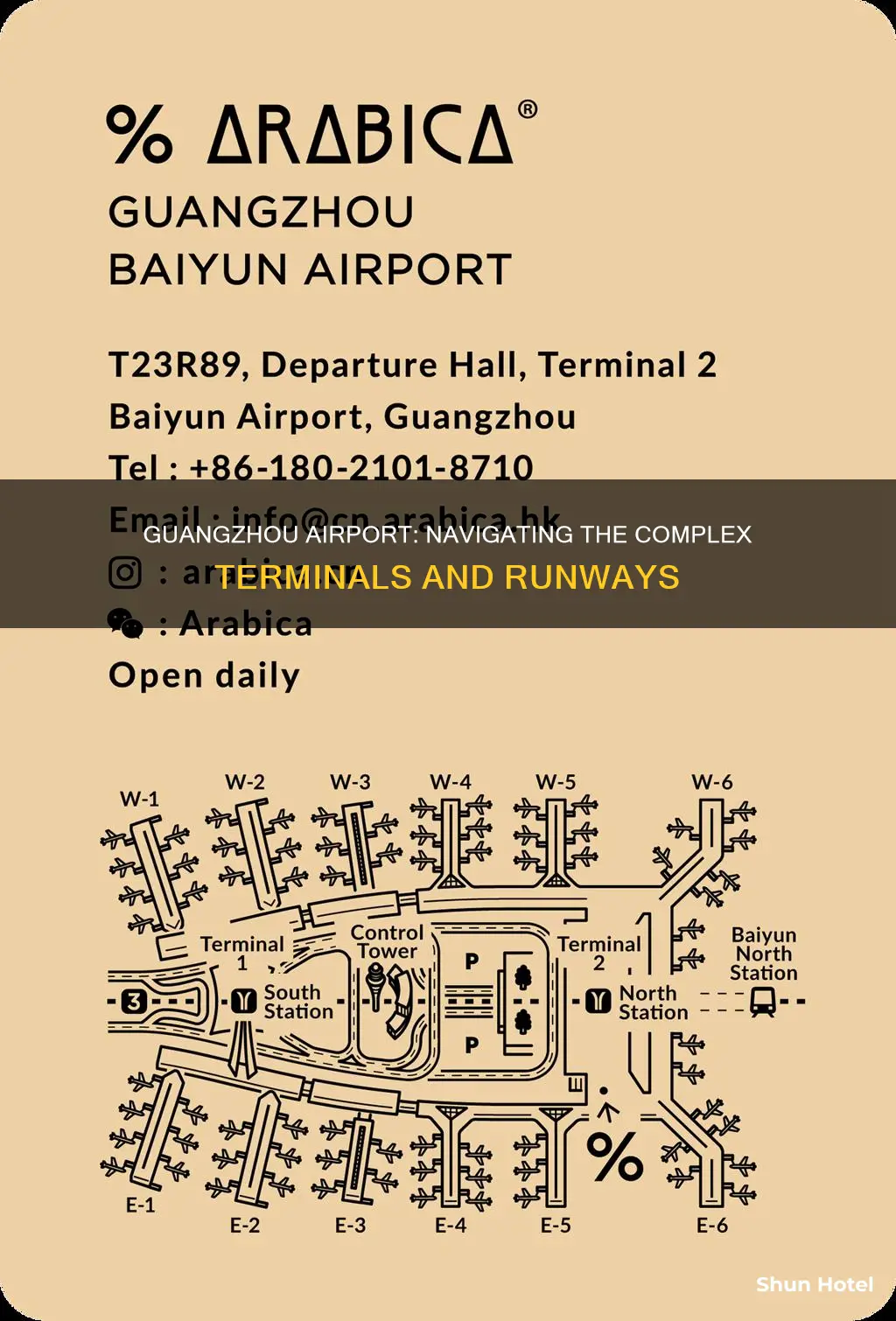 can guangzhou airport map