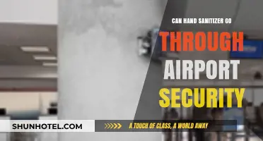 Hand Sanitizer: Airport Security Clearance?