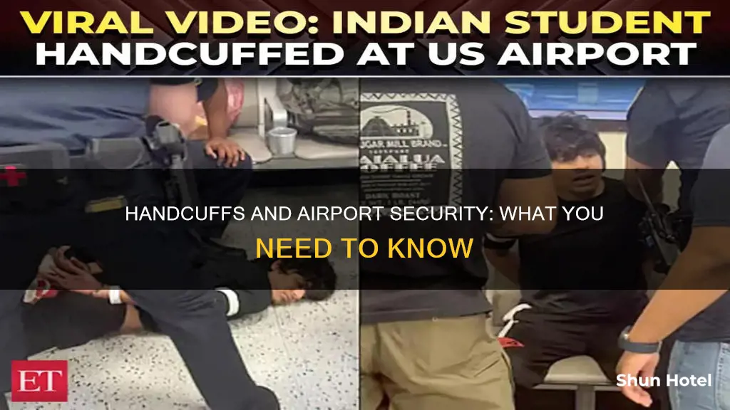 can handcuffs go through airport security