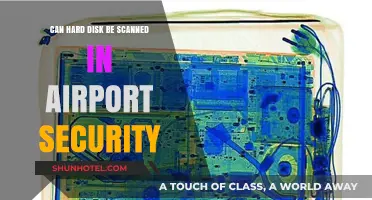 Airport Security: Can Hard Disks Be Scanned?