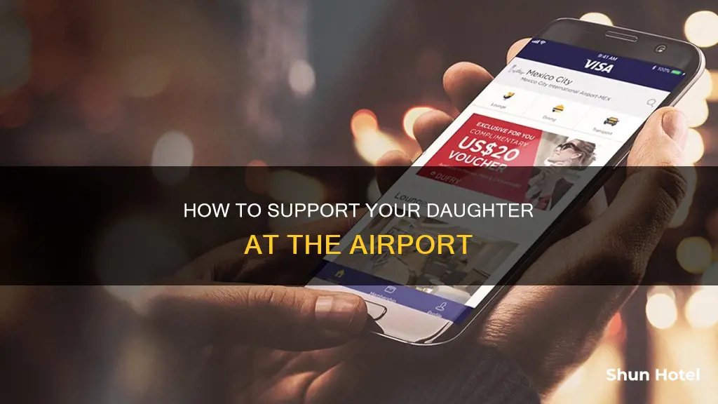 can i acompany my daughter into the airport