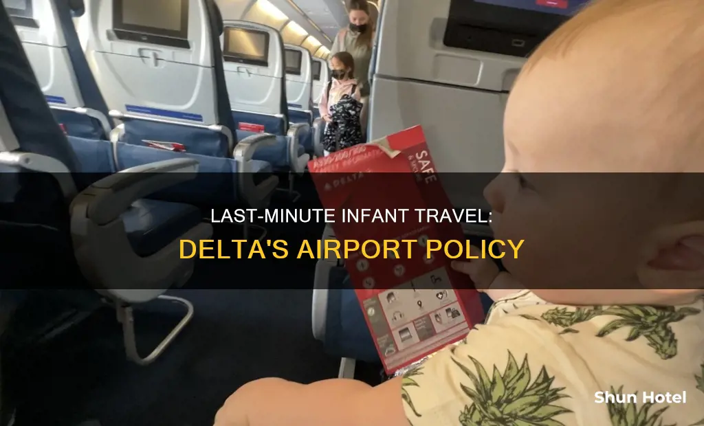 can i add a lap infant at the airport delta