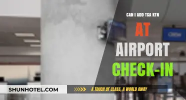 TSA PreCheck: Adding KTN at Airport Check-In
