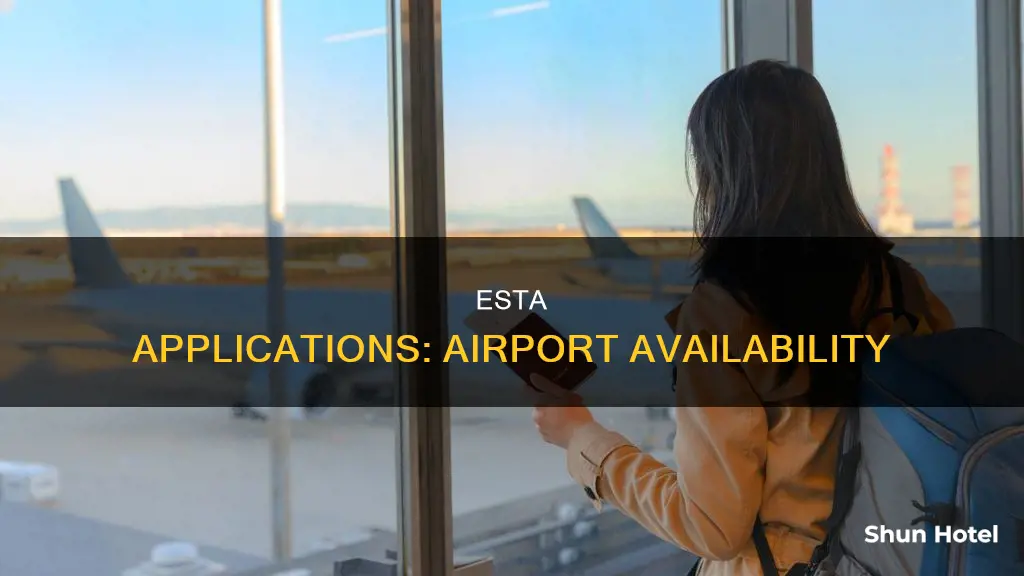 can i apply for esta at the airport