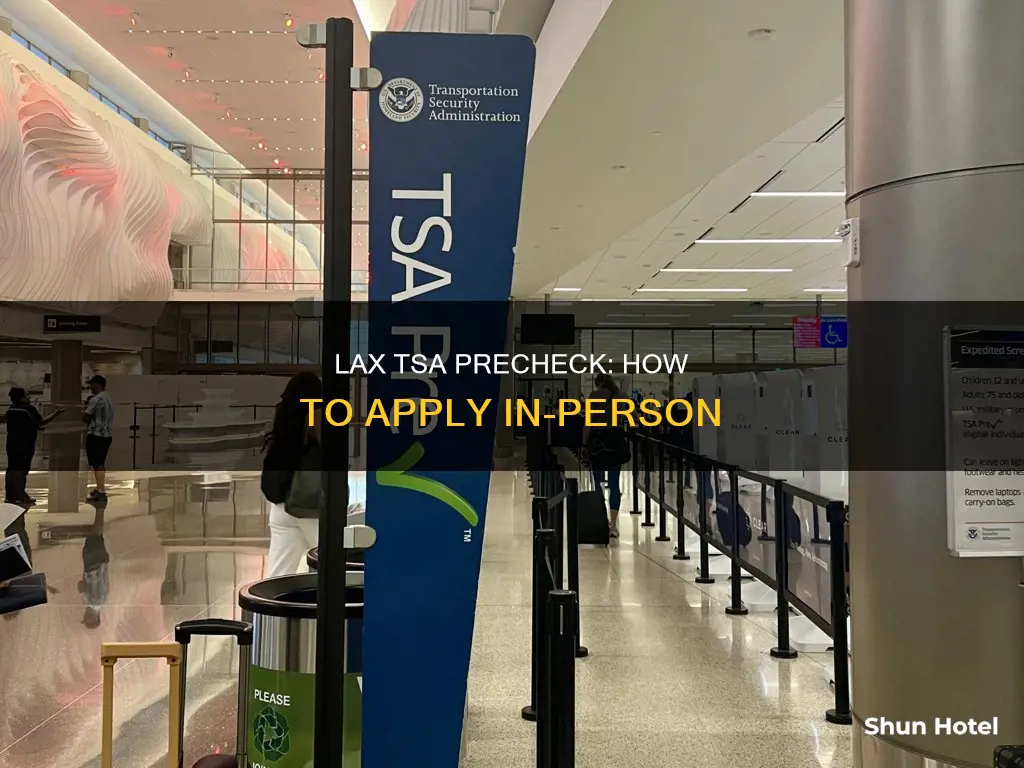 can i apply for tsa precheck at the lax airport