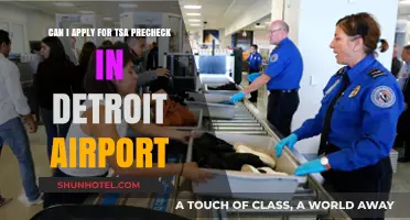 TSA PreCheck: Sign Up at Detroit Airport