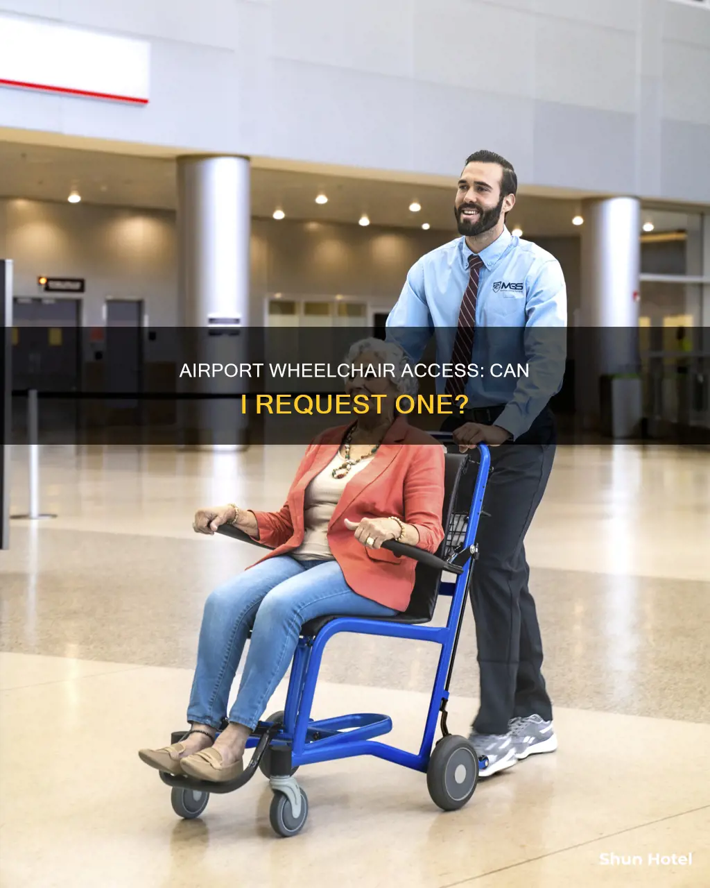 can i ask for wheelchair at airport