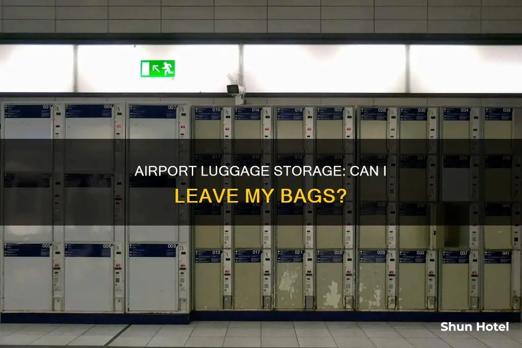 can i ask the airport to hold my luggage
