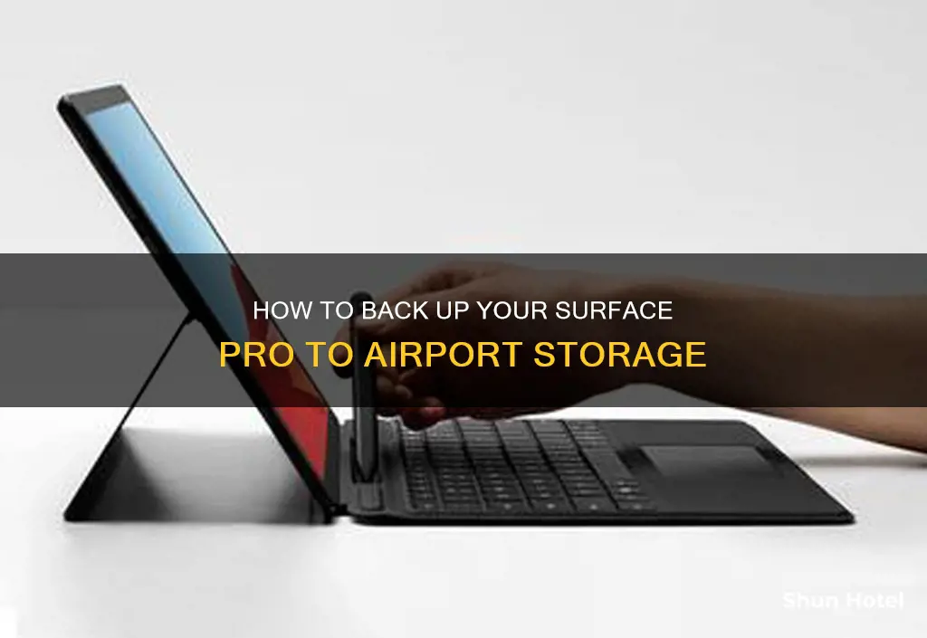 can i back my surface pro to airport