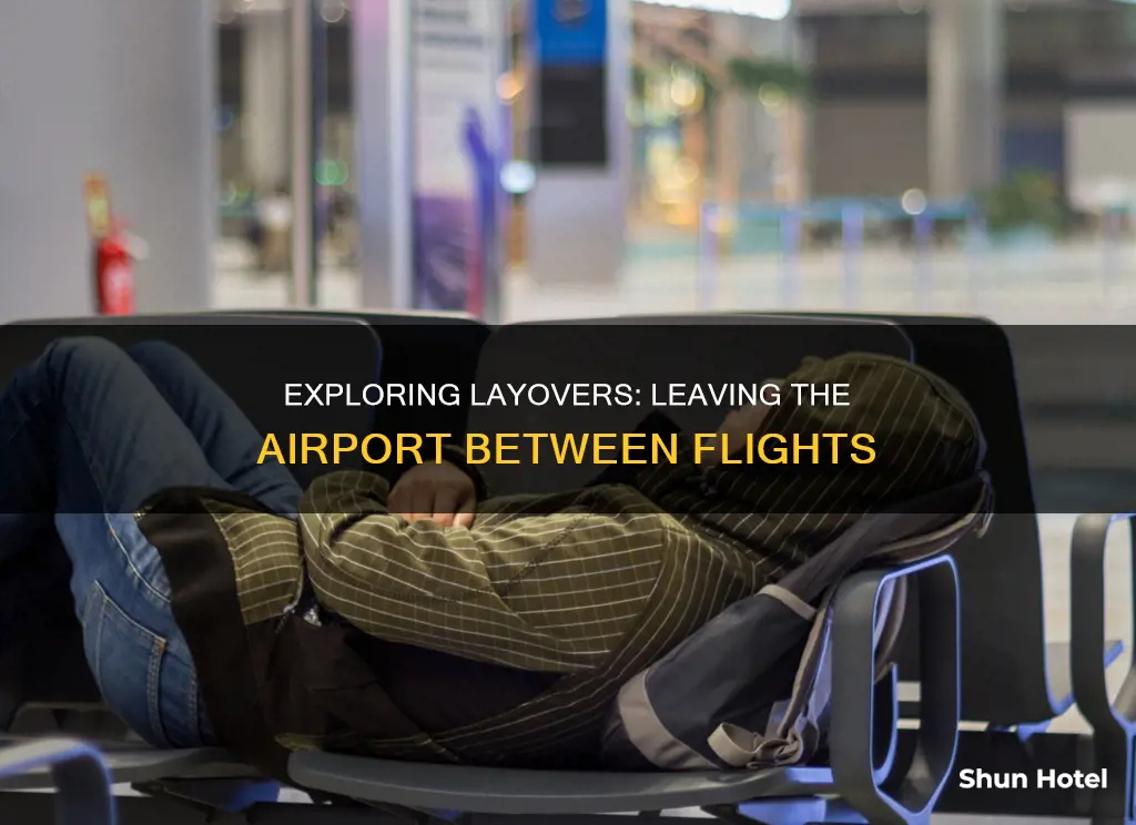 can i book a connecting flight and leave the airport