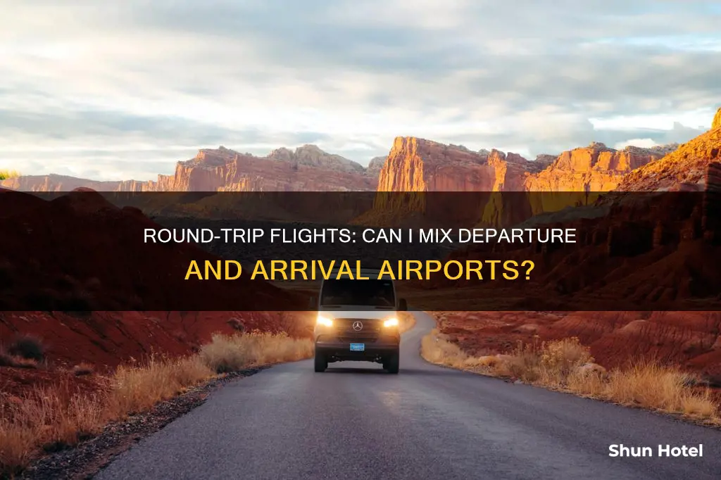 can i book a round trip with different airports
