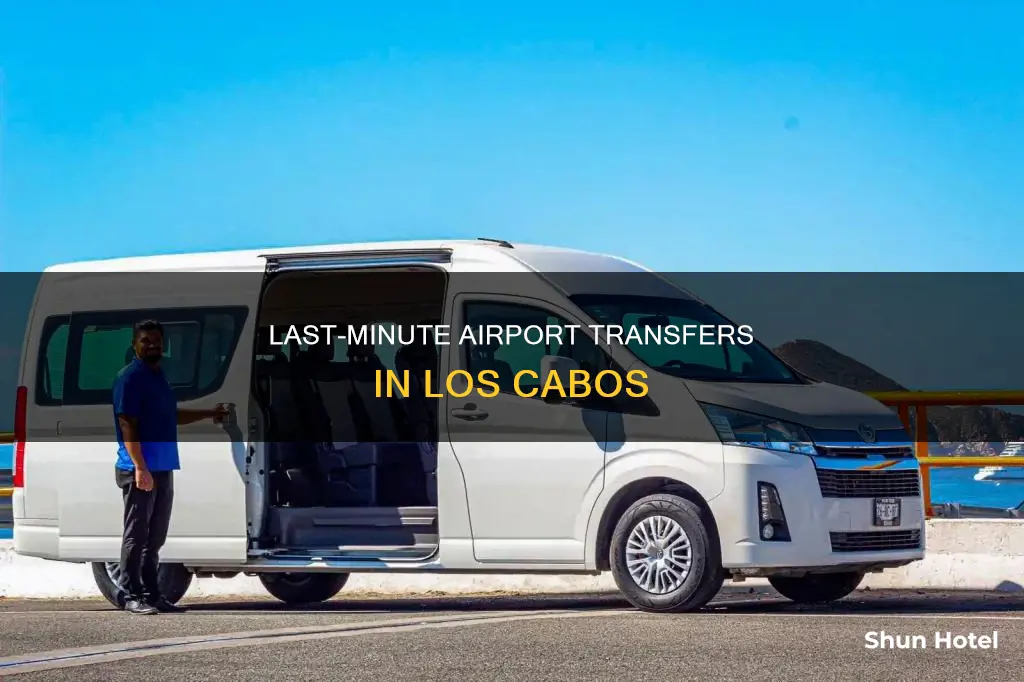 can i book airport transfer same day los cabos