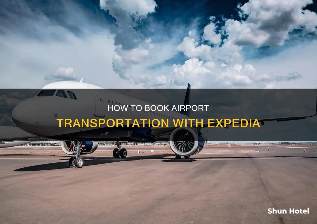 can i book airport transportation with expedia