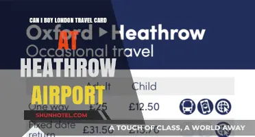 London Travel Cards: Purchase at Heathrow Airport?