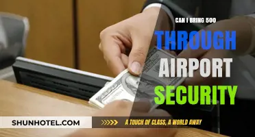 Travelers' Dilemma: Bringing $500 Through Airport Security