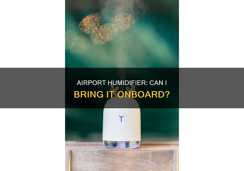 can i bring a humidifier into airport