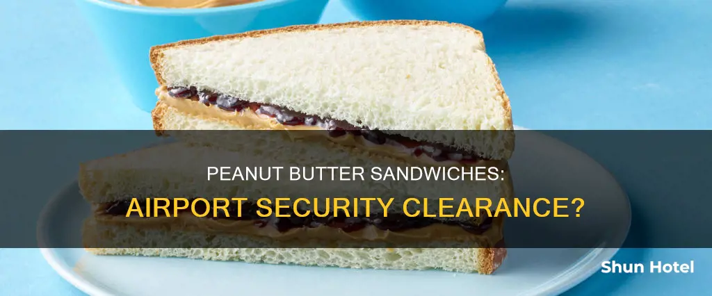 can i bring a peanut butter sandwich through airport security