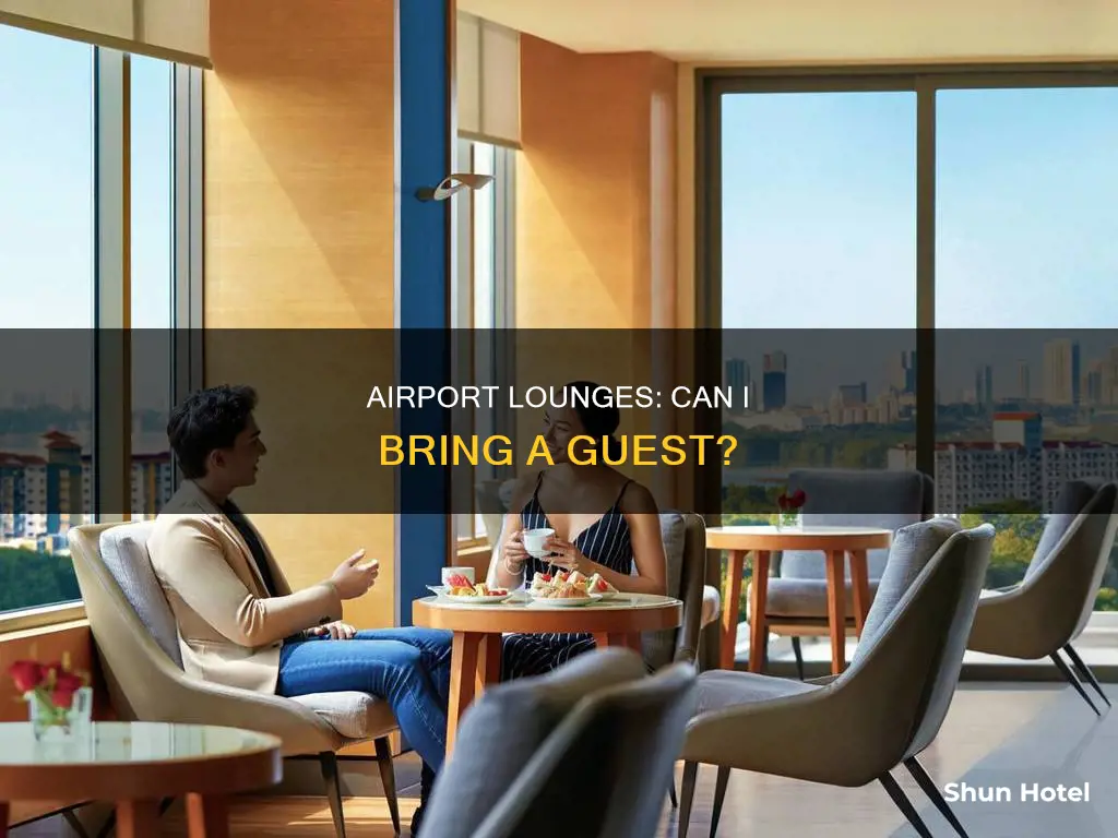 can i bring a plus one to airport lounges