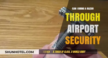 Airport Security: Can You Bring Razors Onboard?