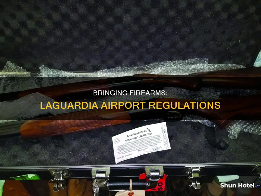can i bring a shotgun into new york laguardia airport